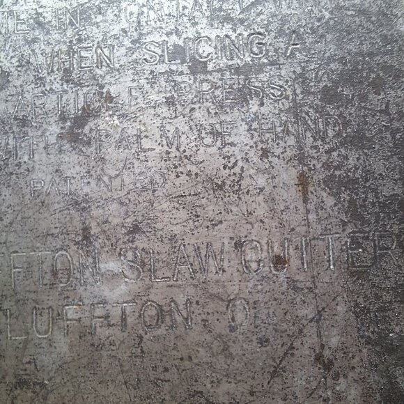 Flat Grater Shred Lot Three Bromco Esko Bluffton Slaw Cutter USA Metal Vintage - Picture 13 of 14